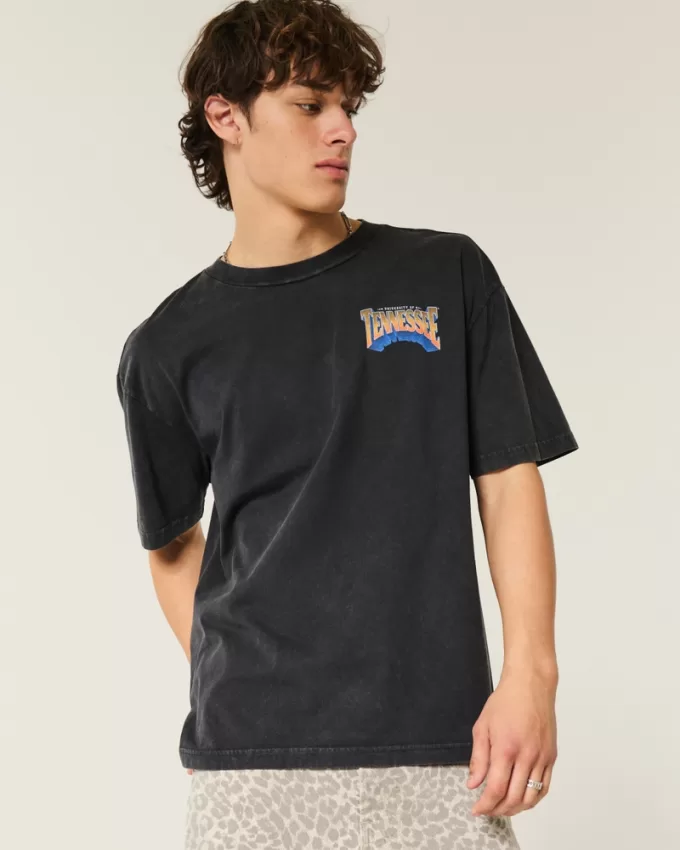 Boxy University of Tennessee Volunteers Graphic Tee,Boxy University of Tennessee Volunteers Graphic Tee