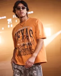 Boxy University of Texas Longhorns Graphic Tee,Boxy University of Texas Longhorns Graphic Tee