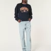 Boxy University of Virginia Graphic Crew Sweatshirt,Boxy University of Virginia Graphic Crew Sweatshirt