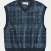 Boxy V-Neck Sweater Vest,Boxy V-Neck Sweater Vest