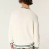 Boxy Varsity Crew Sweater,Boxy Varsity Crew Sweater