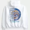 Boxy Villanova University Wildcats Graphic Hoodie,Boxy Villanova University Wildcats Graphic Hoodie