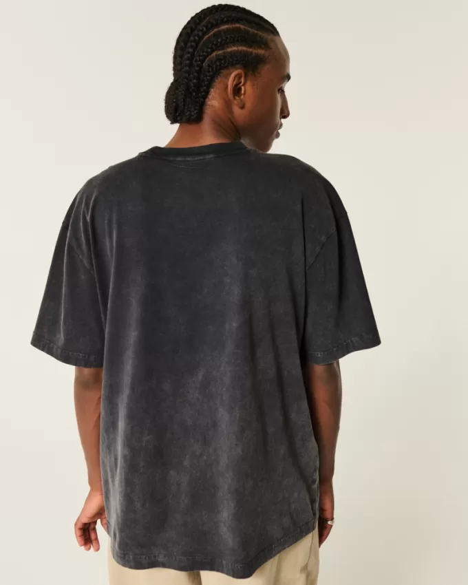 Boxy Virginia Tech Hokies Graphic Tee,Boxy Virginia Tech Hokies Graphic Tee