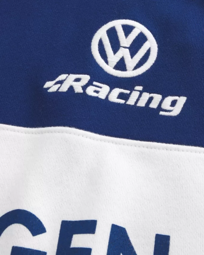 Boxy Volkswagen Racing Graphic Hoodie,Boxy Volkswagen Racing Graphic Hoodie