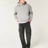 Boxy Washed Hoodie,Boxy Washed Hoodie