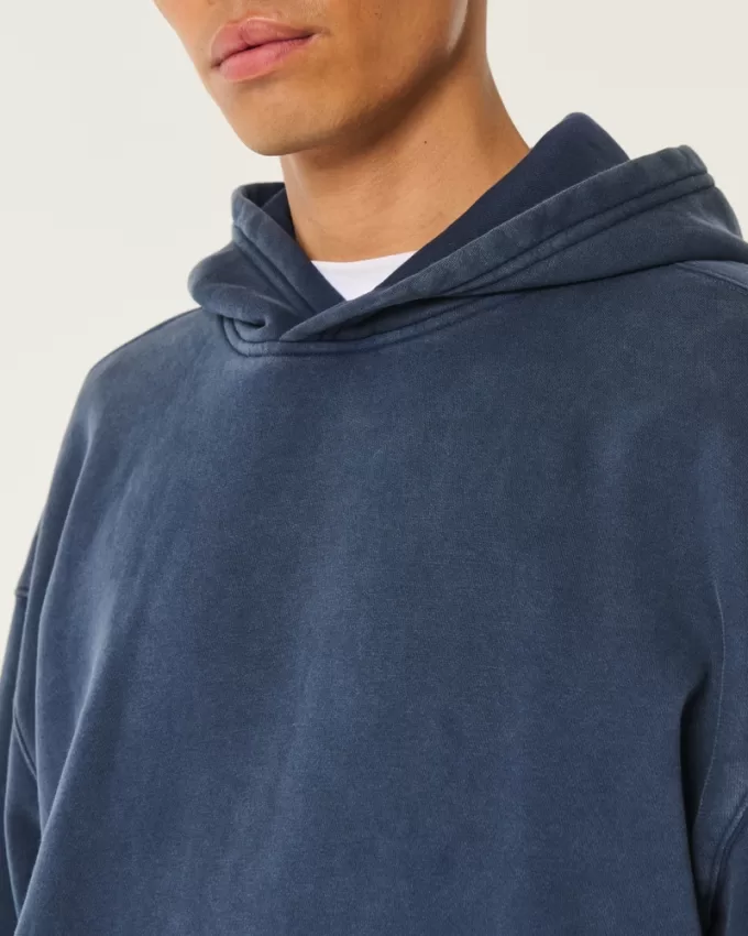 Boxy Washed Hoodie,Boxy Washed Hoodie