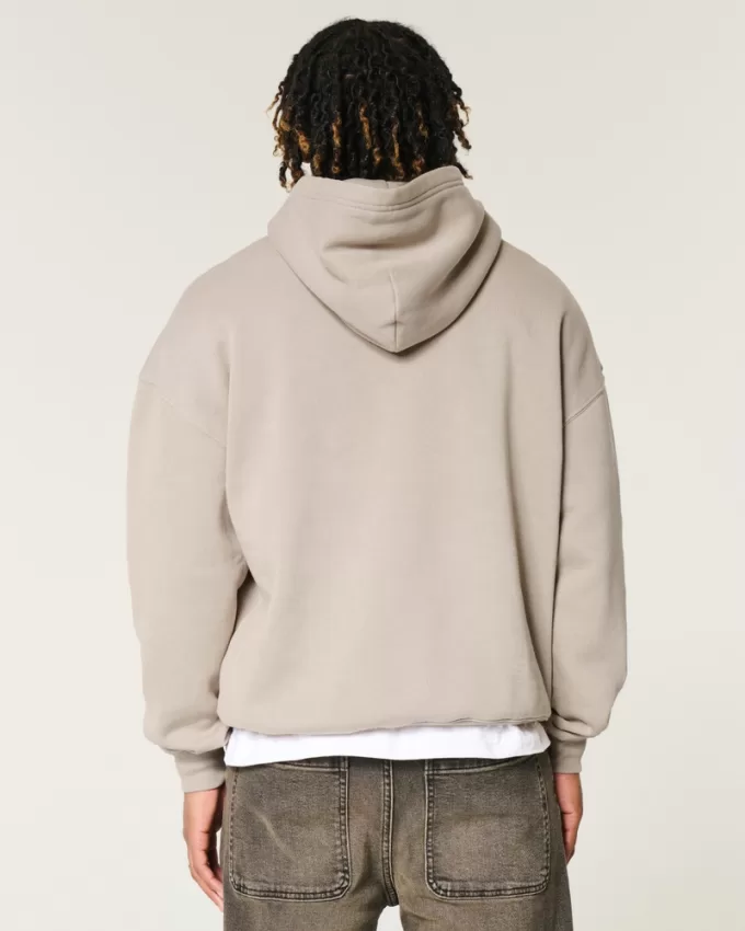 Boxy Washed Hoodie,Boxy Washed Hoodie