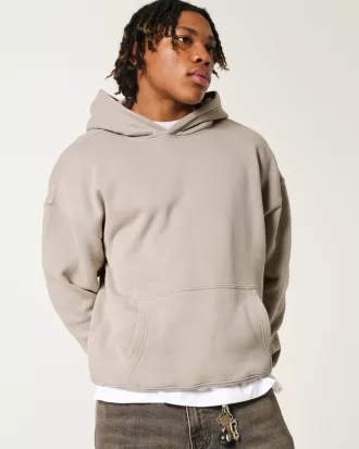 Boxy Washed Hoodie,Boxy Washed Hoodie