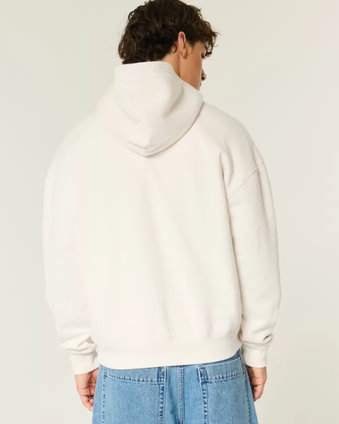 Boxy Westfield Bulldogs Graphic Hoodie,Boxy Westfield Bulldogs Graphic Hoodie