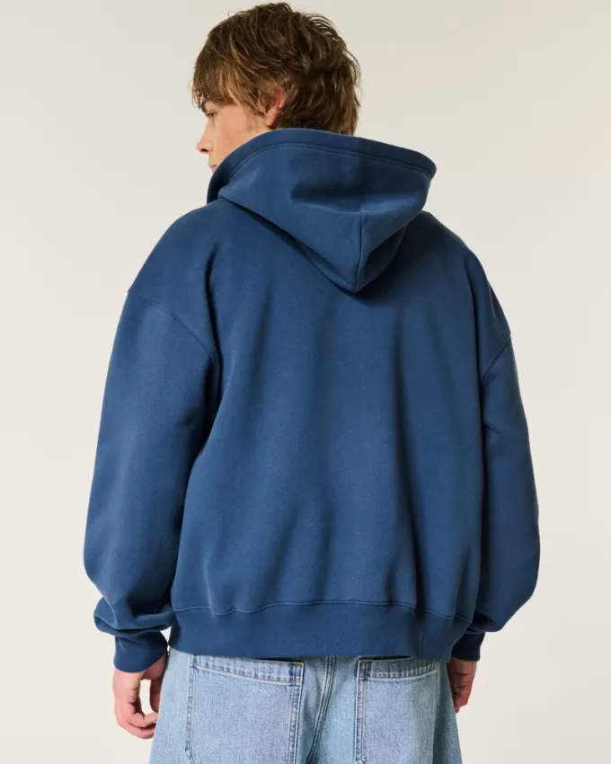 Boxy Zip-Up Hoodie,Boxy Zip-Up Hoodie