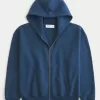 Boxy Zip-Up Hoodie,Boxy Zip-Up Hoodie
