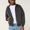 Boxy Zip-Up Hoodie,Boxy Zip-Up Hoodie