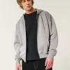 Boxy Zip-Up Hoodie,Boxy Zip-Up Hoodie