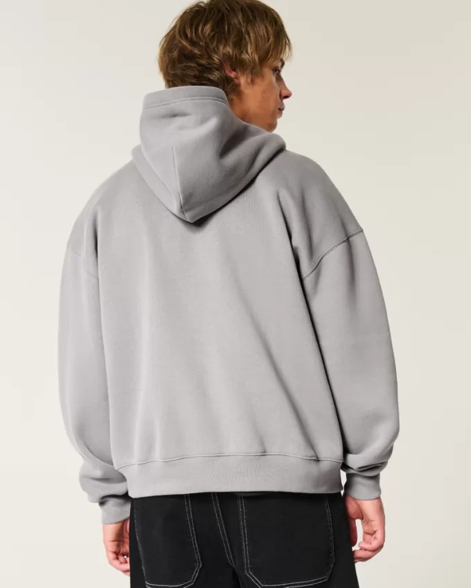 Boxy Zip-Up Hoodie,Boxy Zip-Up Hoodie