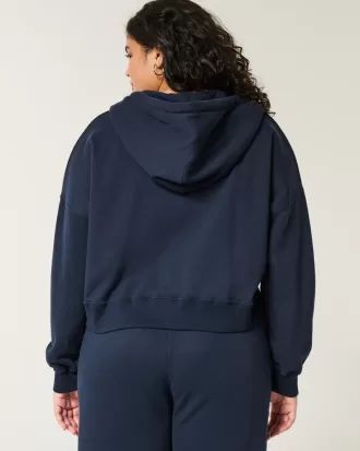 Boxy Zip-Up Hoodie,Boxy Zip-Up Hoodie