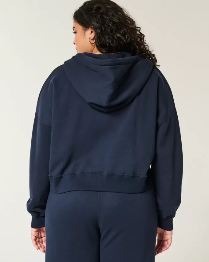 Boxy Zip-Up Hoodie,Boxy Zip-Up Hoodie