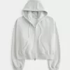 Boxy Zip-Up Hoodie,Boxy Zip-Up Hoodie