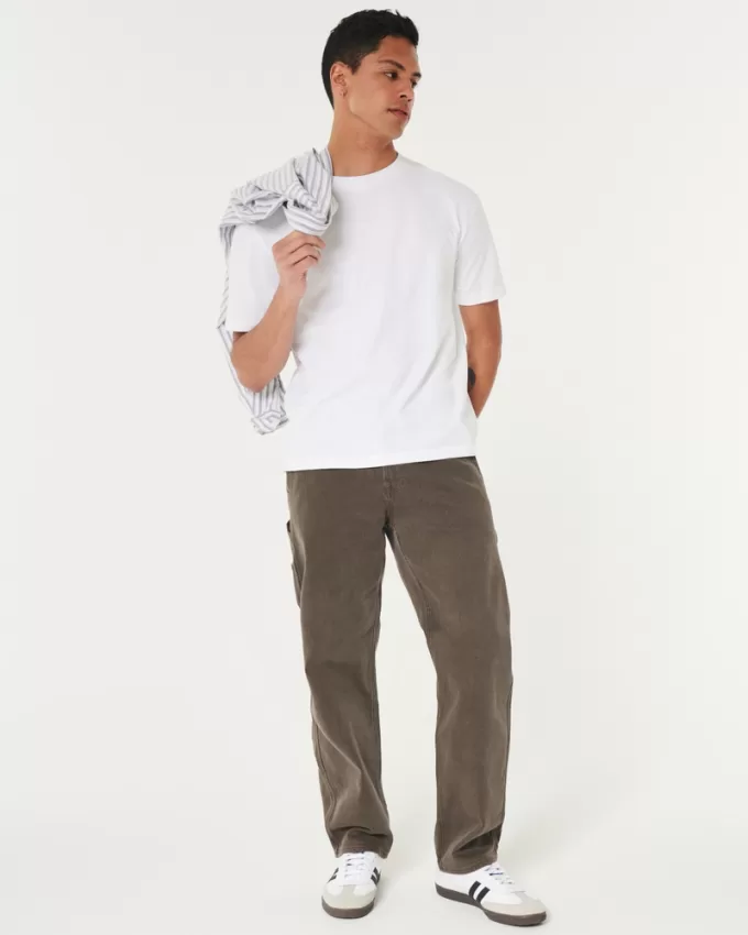 Brown Loose Carpenter Jeans,Brown Loose Carpenter Jeans Brown Loose Carpenter Jeans,Brown Loose Carpenter Jeans