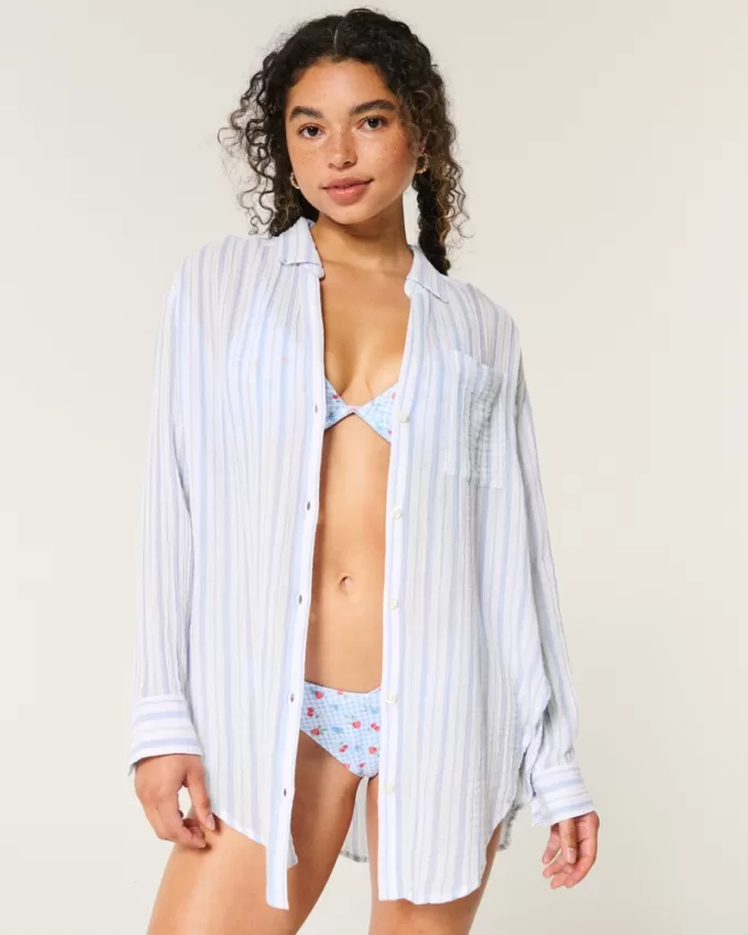 Button-Through Shirt Dress,Button-Through Shirt Dress