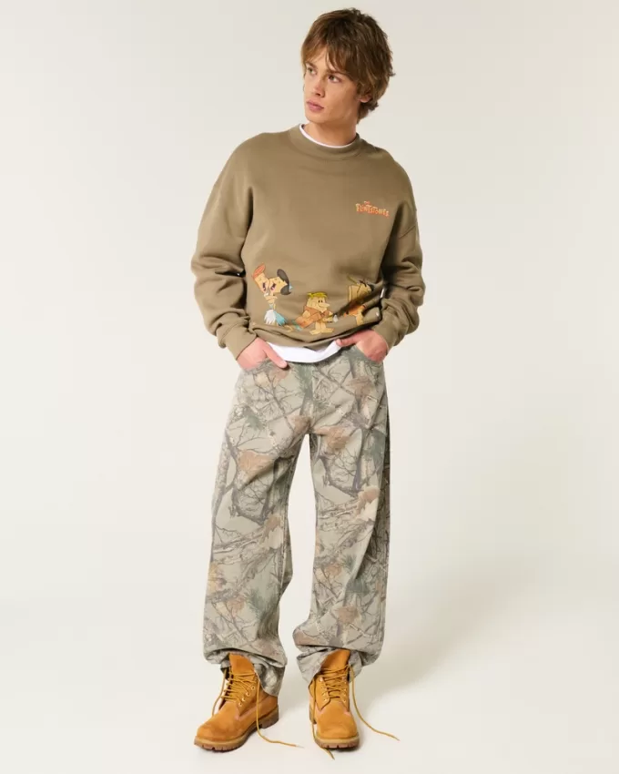 Camo Super Baggy Jeans,Camo Super Baggy Jeans