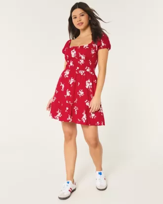 Channeled Waist Mini Dress,Channeled Waist Mini Dress