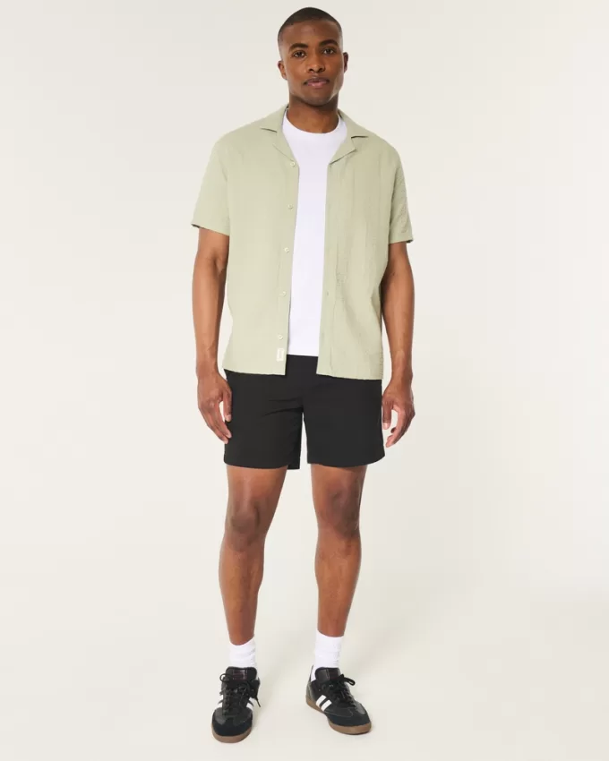 Cooling Flat-Front Shorts 7″,Cooling Flat-Front Shorts 7″