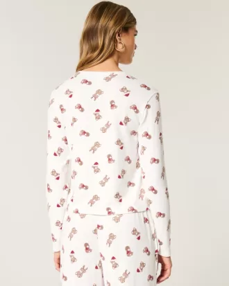 Cozy Long-Sleeve Pajama Shirt,Cozy Long-Sleeve Pajama Shirt