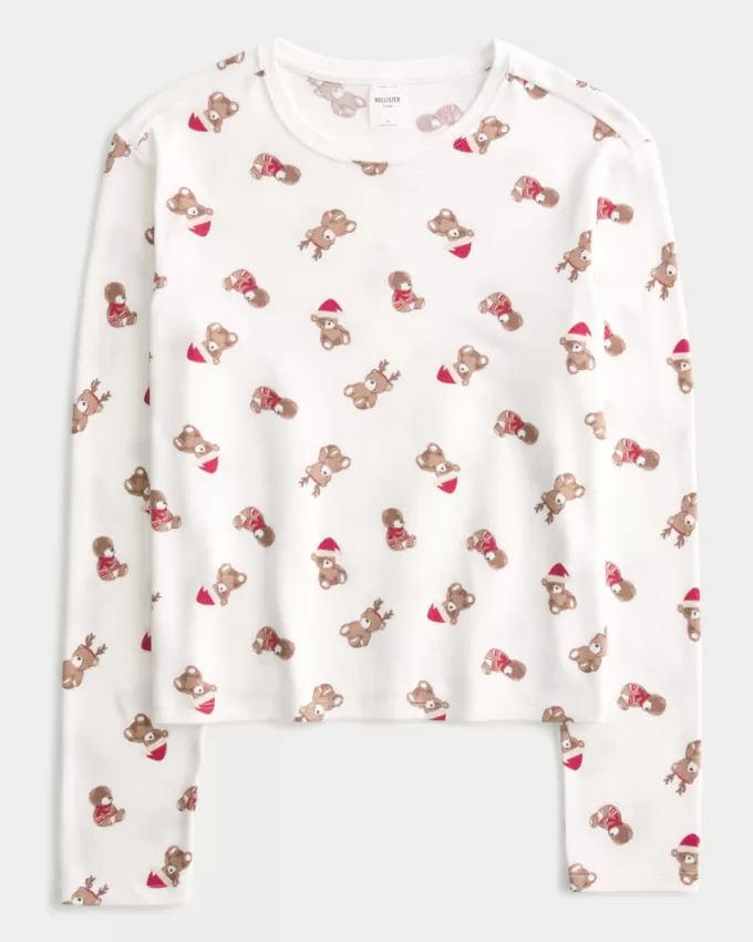 Cozy Long-Sleeve Pajama Shirt,Cozy Long-Sleeve Pajama Shirt