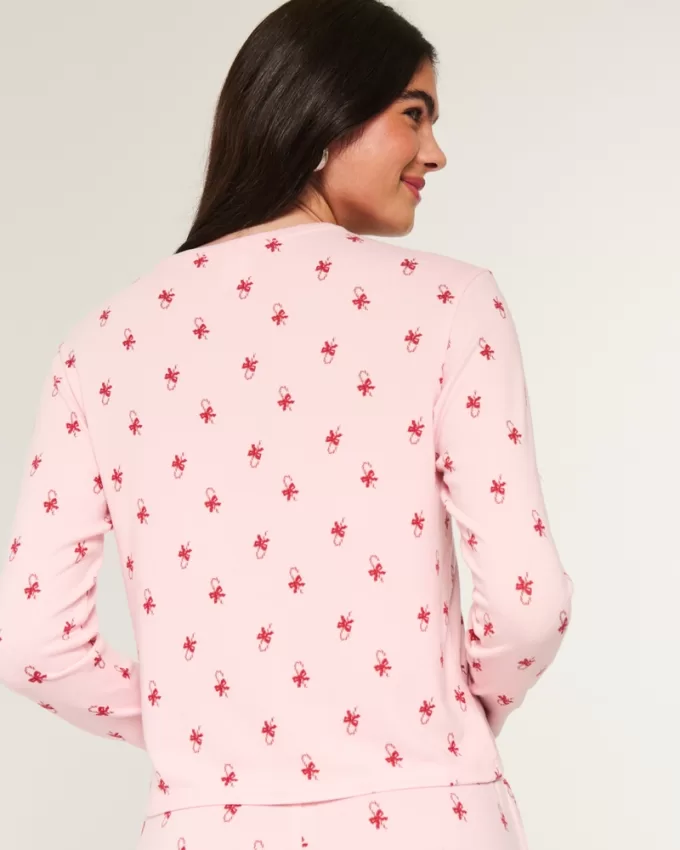 Cozy Long-Sleeve Pajama Shirt,Cozy Long-Sleeve Pajama Shirt