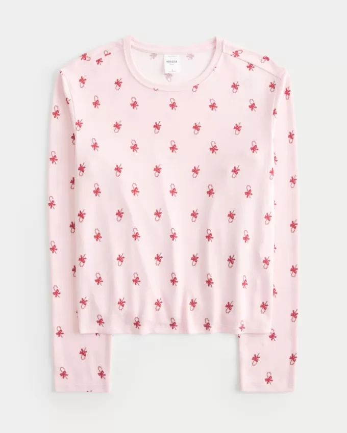 Cozy Long-Sleeve Pajama Shirt,Cozy Long-Sleeve Pajama Shirt