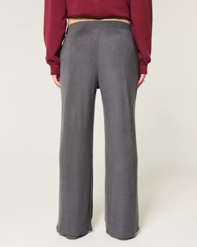 Cozy Ribbed Baggy Pants,Cozy Ribbed Baggy Pants