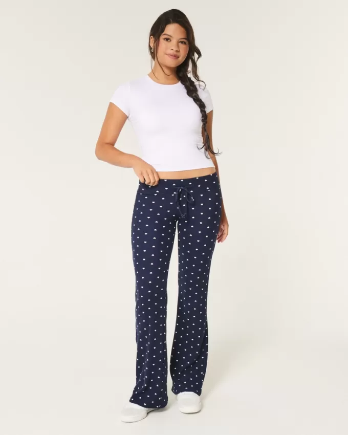 Cozy Ribbed Flare Pants,Cozy Ribbed Flare Pants