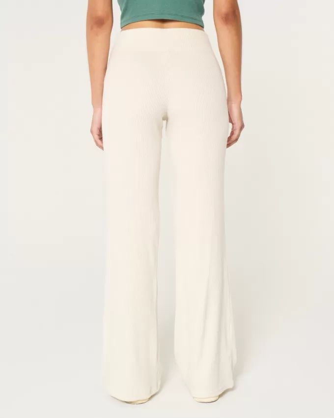 Cozy Ribbed Flare Pants,Cozy Ribbed Flare Pants