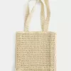 Crochet-Style Beach Bag,Crochet-Style Beach Bag