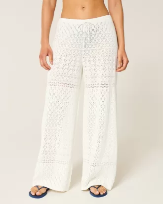 Crochet-Style Cover Up Pants,Crochet-Style Cover Up Pants