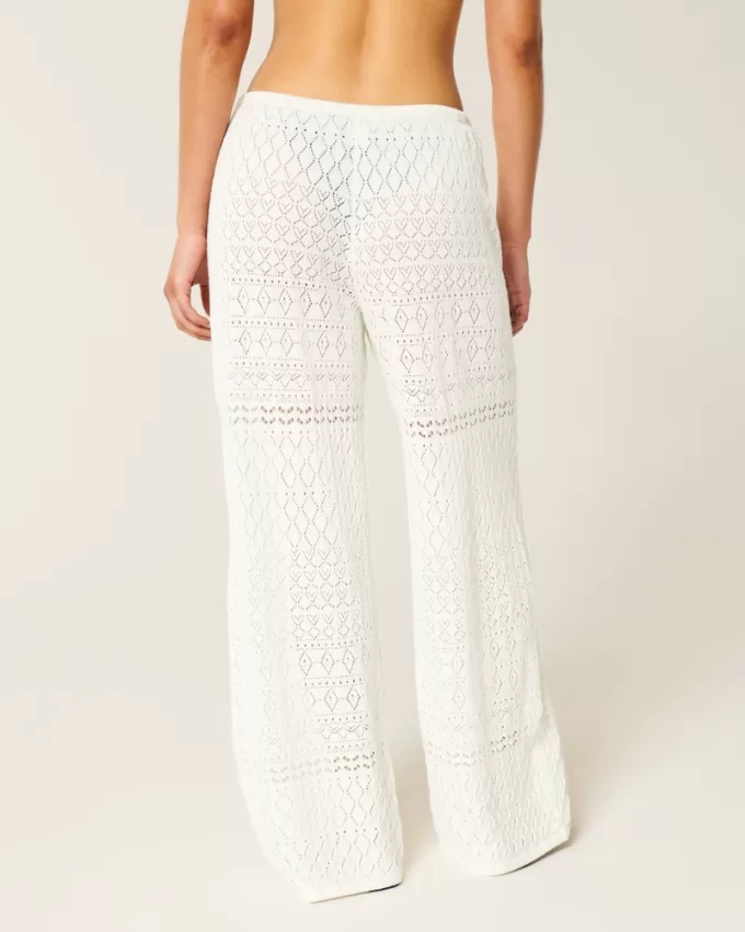 Crochet-Style Cover Up Pants,Crochet-Style Cover Up Pants