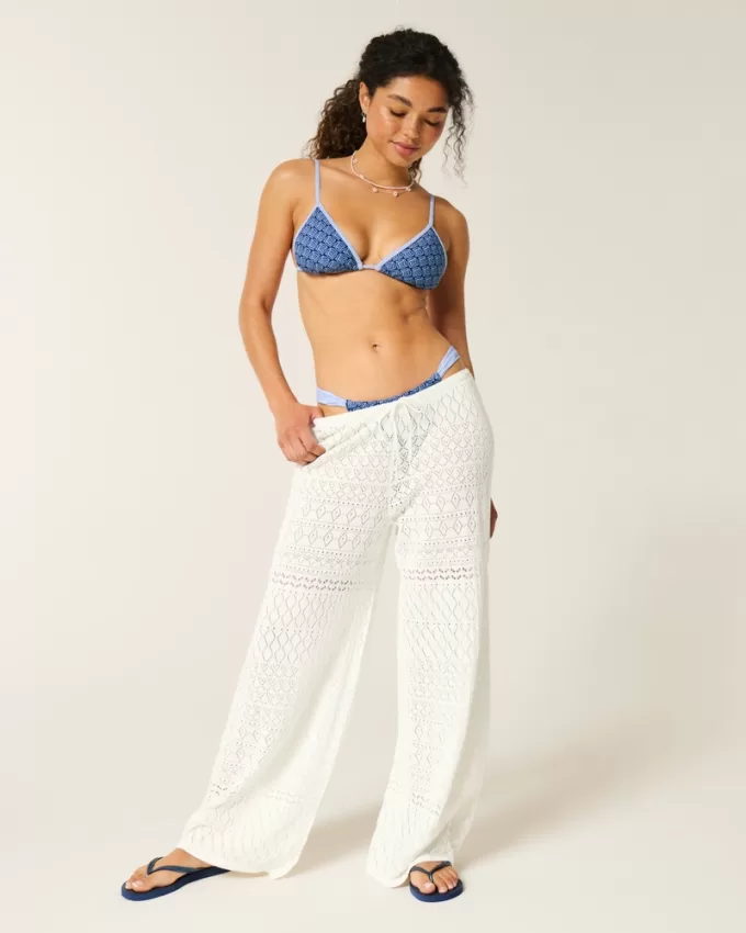 Crochet-Style Cover Up Pants,Crochet-Style Cover Up Pants