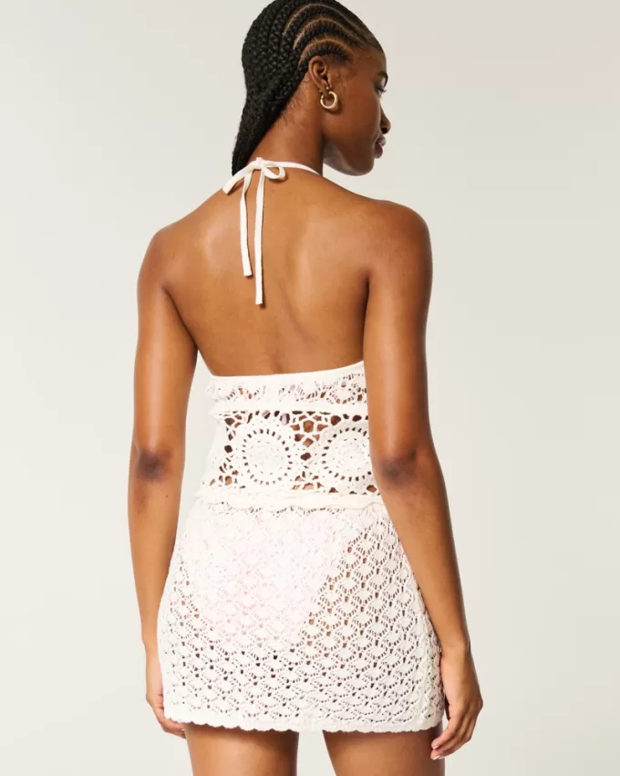 Crochet-Style Cover Up Top,Crochet-Style Cover Up Top