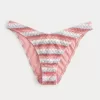 Crochet-Style High-Leg Cheeky Bikini Bottom,Crochet-Style High-Leg Cheeky Bikini Bottom