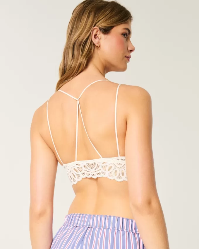 Crochet-Style Lace Bralette,Crochet-Style Lace Bralette
