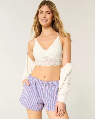 Crochet-Style Lace Bralette,Crochet-Style Lace Bralette