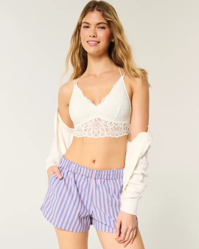 Crochet-Style Lace Bralette,Crochet-Style Lace Bralette