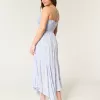 Crochet-Style Mix V-Neck Maxi Dress,Crochet-Style Mix V-Neck Maxi Dress