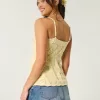 Crochet-Style Tie-Front Sweater Tank,Crochet-Style Tie-Front Sweater Tank