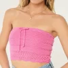 Crochet-Style Tube Top,Crochet-Style Tube Top