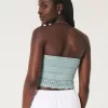 Crochet-Style Tube Top,Crochet-Style Tube Top