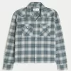 Crop Flannel Shirt,Crop Flannel Shirt