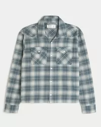 Crop Flannel Shirt,Crop Flannel Shirt
