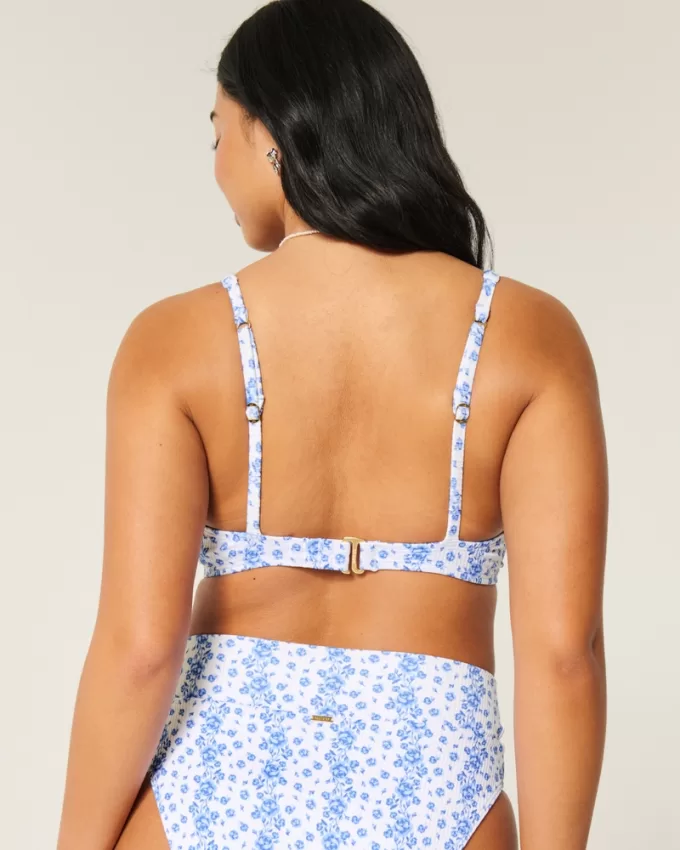 Curvy High Apex Ribbed Underwire Bikini Top,Curvy High Apex Ribbed Underwire Bikini Top