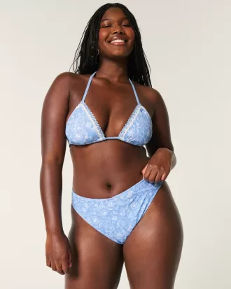 Curvy High-Leg High-Waist Cheeky Bikini Bottom,Curvy High-Leg High-Waist Cheeky Bikini Bottom